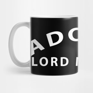 Adonai Lord Master Inspirational Christian Mug